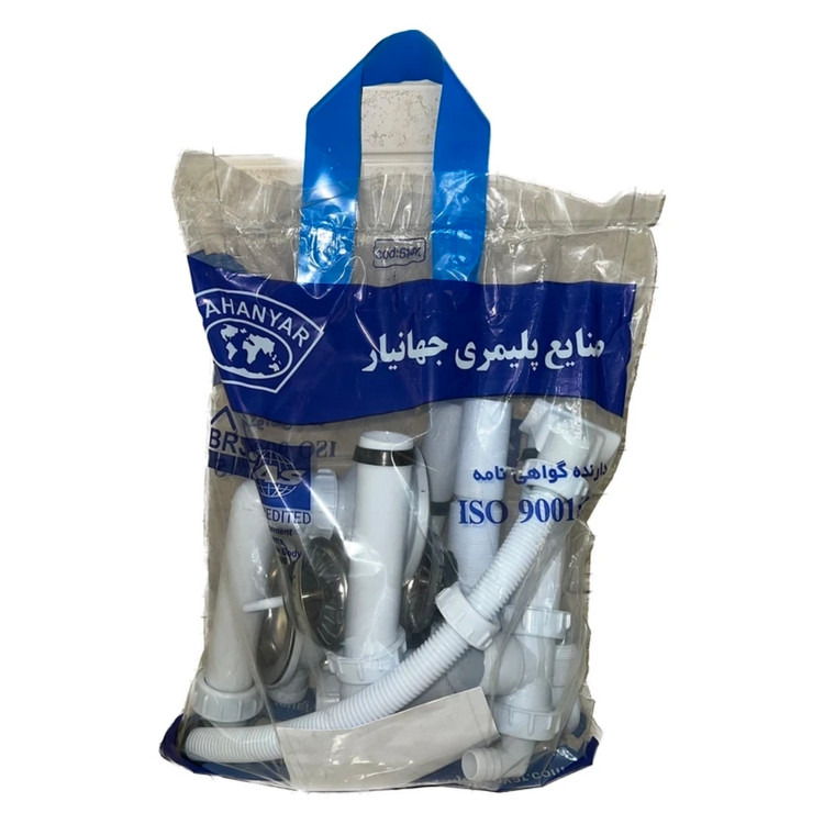 سیفون فانتزی گرد ۲لگنه باسرریزسینی همه کاره کم جا ۵۱۴K